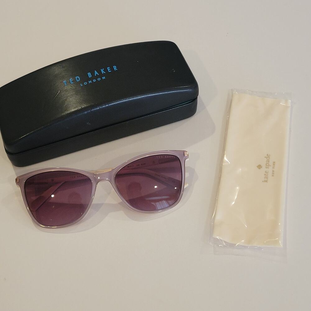 Ted Baker London Women's Sunglasses TBW109 TAU Taupe Cat Eye 56-17-140 with Case